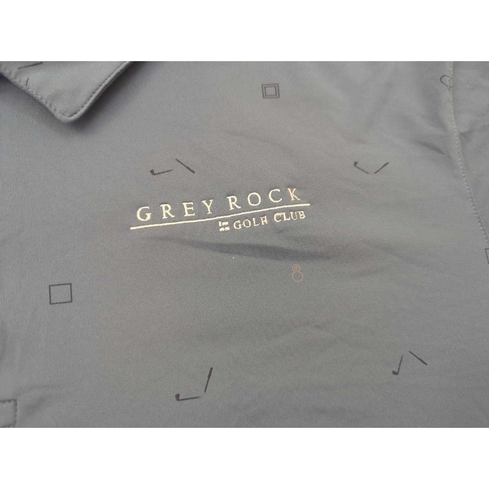 Grey Rock Golf Club Polo Shirt Mens XXL Short Sleeve Puma Blue Athletic‎ - Picture 2 of 10